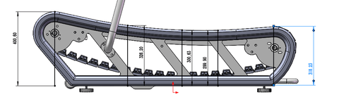 Image of C4A Curved Power Treadmill