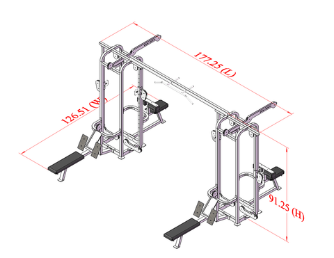 Image of PB 2066 Jungle Gym (8 Stacks)