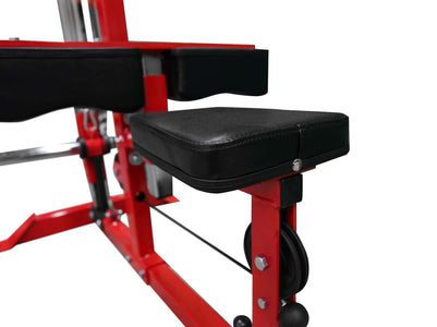 PB 263 High Lat Pull Down And Low Row Combo-Plate Loaded