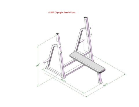 Image of PB 1002 Olympic Bench Press