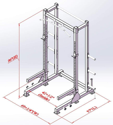 Image of PB 1158 Power Core Performance Half Rack