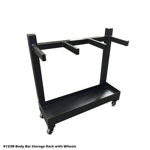 Image of PB 123B Body Bar Storage Rack With Wheels