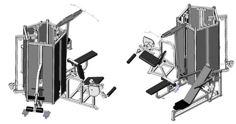 Image of PB 2025 5 Independent Stacks Multigym