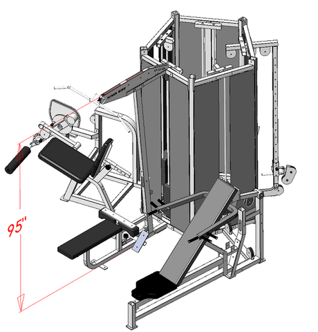 Image of PB 2025 5 Independent Stacks Multigym