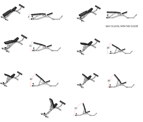 Image of PB 270IF Elite Incline Flat Multi Purpose Bench