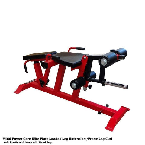 Image of PB 466 Power Core Elite Plate Seated Leg Extension/prone Leg Curl Combo