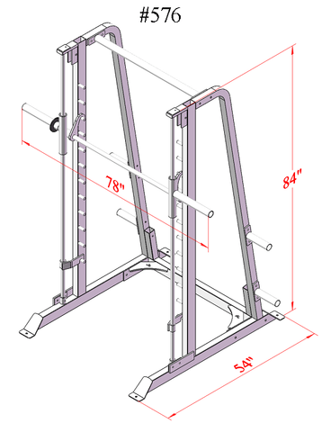Image of PB 576 Smith Machine With Counter Balance