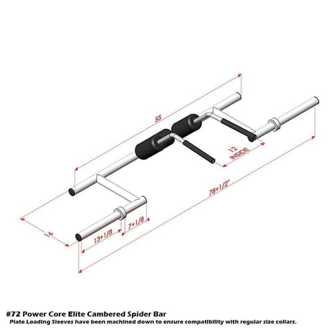 Image of PB 72 Power Core Elite Cambered Spider Bar