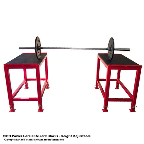 Image of PB 813 Power Core Elite Adjustable Height Jerk Blocks