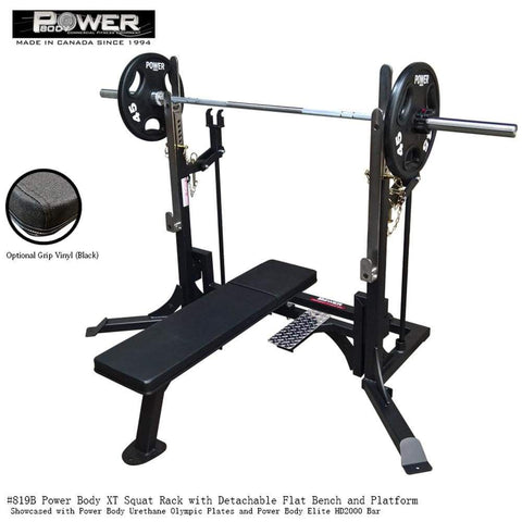 Image of PB 819B PB Xt Squat Rack With Detachable Bench