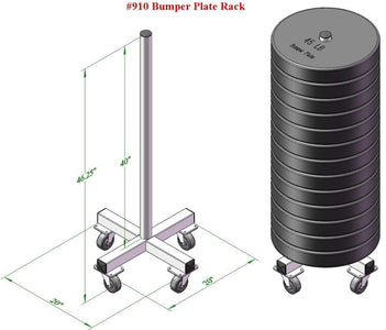 PB 910 Olympic Bumper Plate Stacker