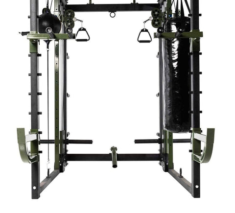 Image of T103 Crossfit and Boxing Cage with Functional Trainer and Power Rack Combo