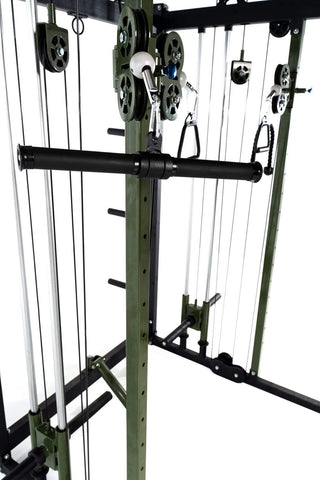 Image of T103 Crossfit and Boxing Cage with Functional Trainer and Power Rack Combo