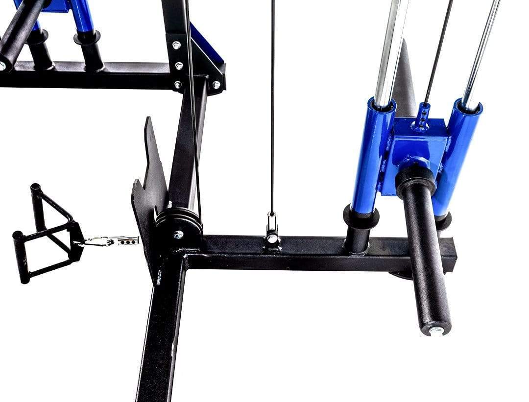 T105 Power Rack with Lever Arms and Plate Loaded Functional Trainer with High Lat Low Row Combo