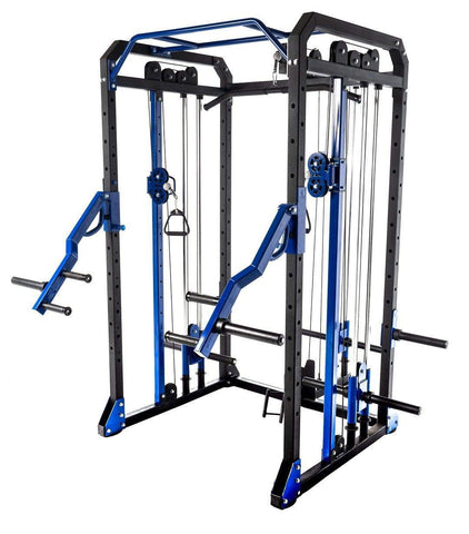 Image of T105 Power Rack with Lever Arms and Plate Loaded Functional Trainer with High Lat Low Row Combo