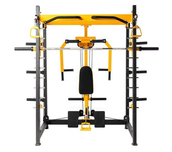 T108 Smith Machine and Upper Cross Cable system with Built-in Peck Deck and Low Row Cable