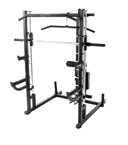 Image of T301 Half Rack with Smith Machine and High/Low Lat Pull