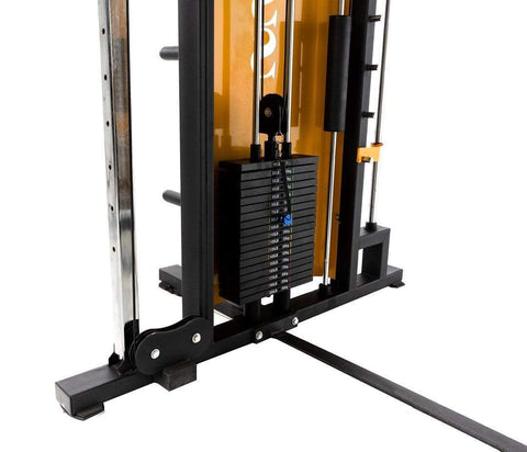 Image of T302 Functional Trainer Smith Machine Combo and Rotating Adjustable Handles Pull-up Bar