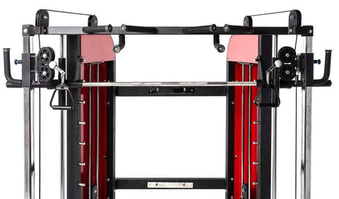 Image of T303 Functional Trainer and Smith Machine Combo with Multiple Handle Pull-up Bar