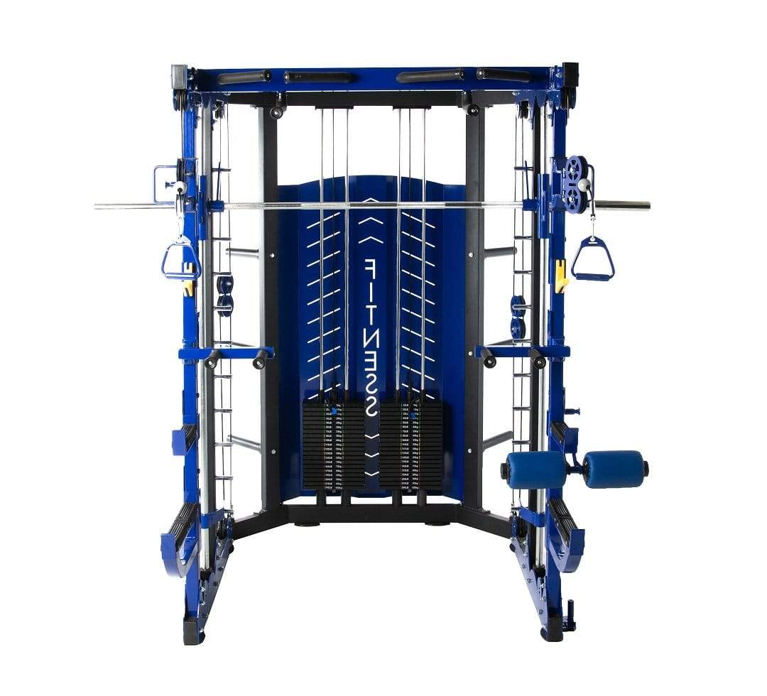 T307 Smith Machine with built-in Rack Dip Station and Functional Trainer