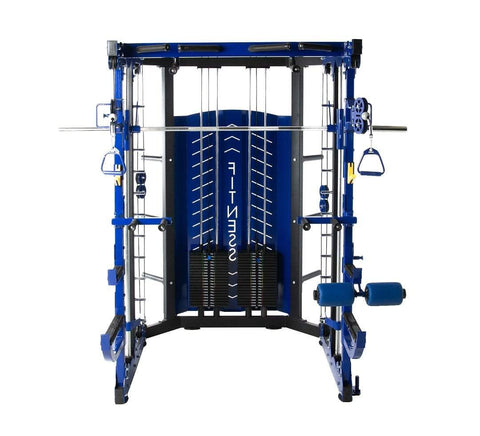 Image of T307 Smith Machine with built-in Rack Dip Station and Functional Trainer