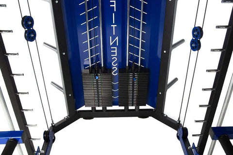 Image of T307 Smith Machine with built-in Rack Dip Station and Functional Trainer