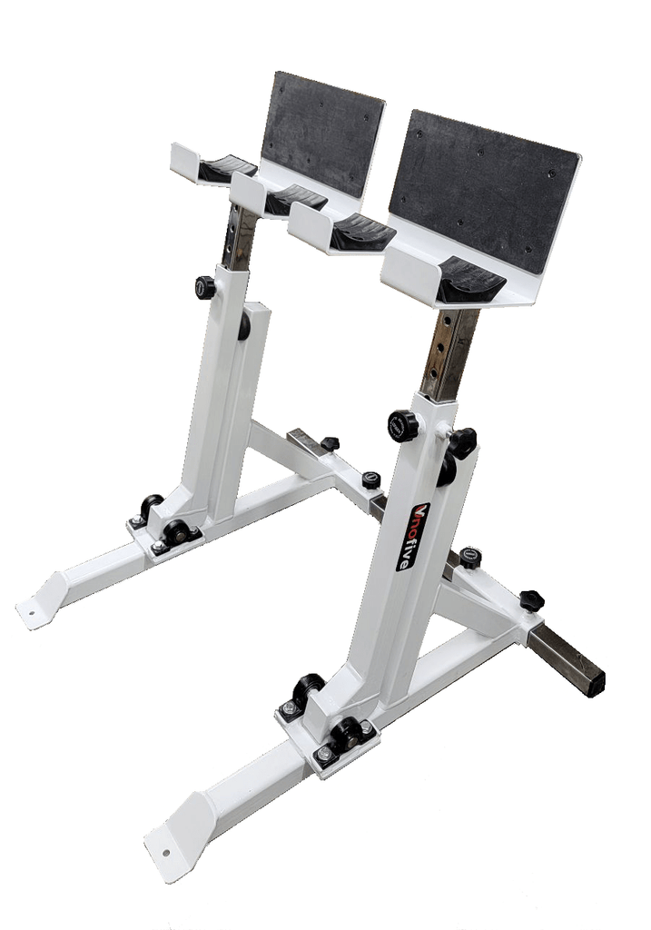 PB 1085 Adjustable Horizontal Dumbbell Spotter Stands With Pivot Syste Unofive