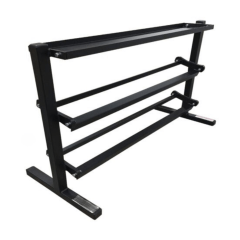 PB 155B 3 Tier 4FT Tray Style Dumbbell Rack