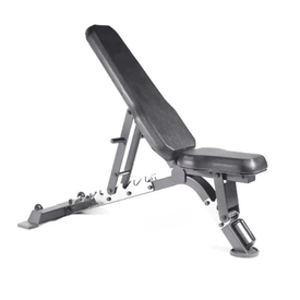 UX02 Flat Incline Bench Black with Chrome