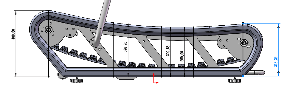 C4A Curved Power Treadmill
