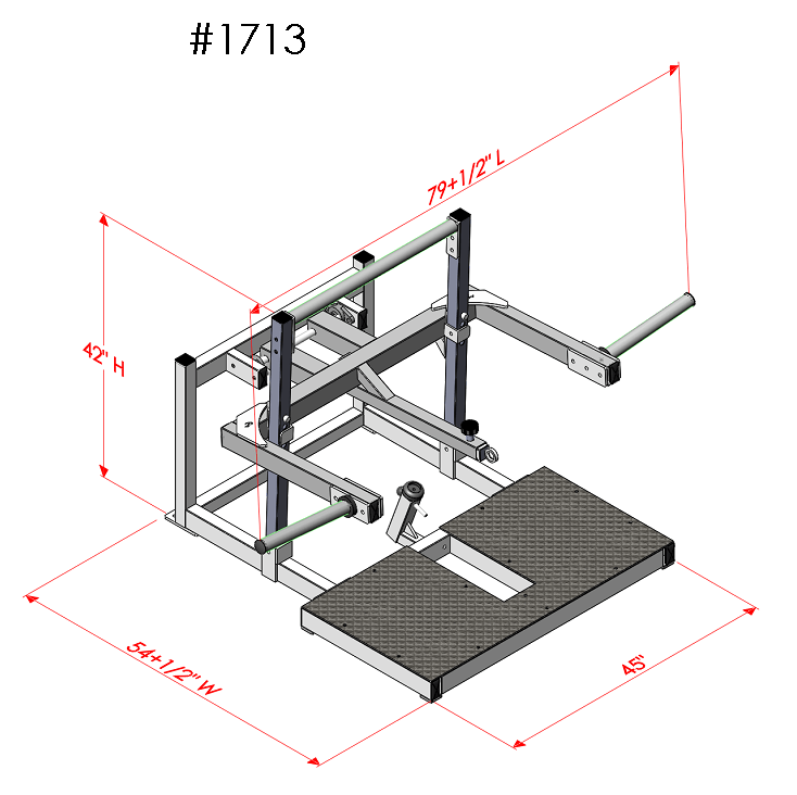 PB 1713 Plate Loaded Belt Squat