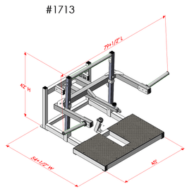 PB 1713 Plate Loaded Belt Squat