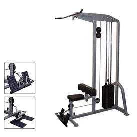 PB 2000 Selectorized High Lat Pull Down And Low Row Combo