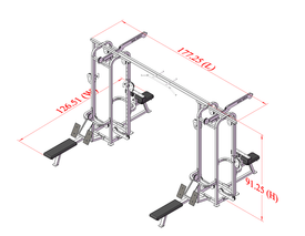 PB 2066 Jungle Gym (8 Stacks)