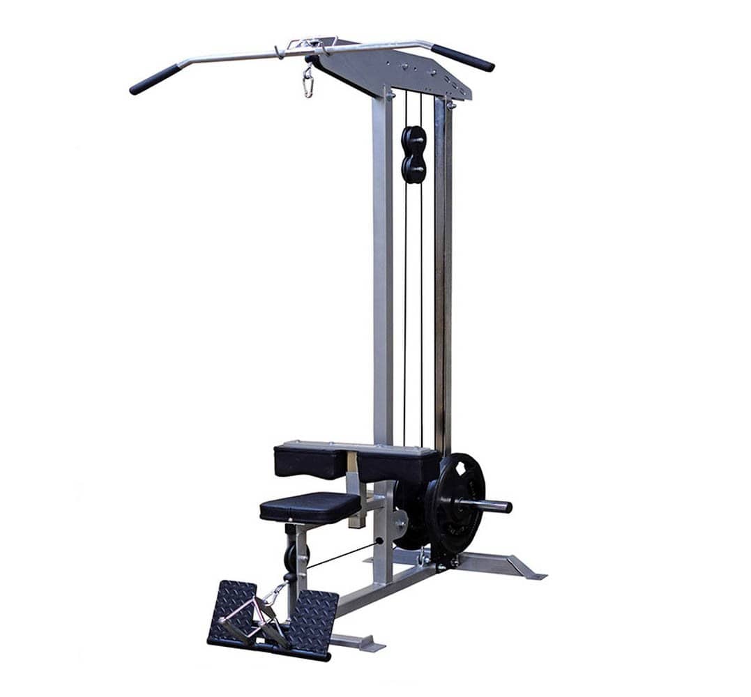 PB 263 High Lat Pull Down And Low Row Combo-Plate Loaded