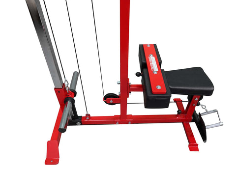 Image of PB 263 High Lat Pull Down And Low Row Combo-Plate Loaded