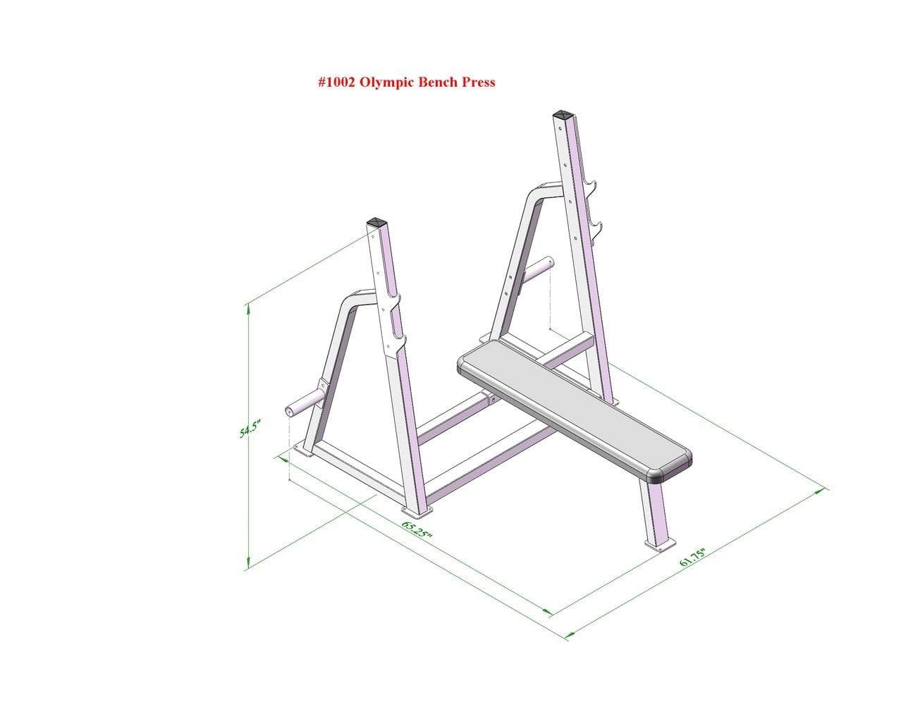 PB 1002 Olympic Bench Press