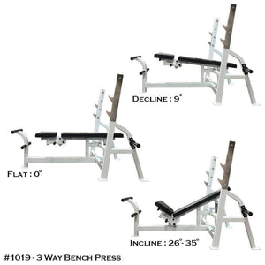 PB 1019 3-Way Olympic Bench Press