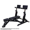 PB 1085 Adjustable Horizontal Dumbbell Spotter Stands With Pivot System