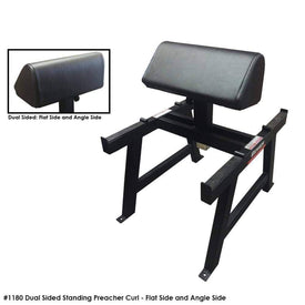 PB 1180 Power Core Elite Dual Sided Standing Preacher Curl