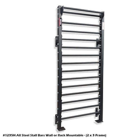 PB 1235H All Steel Stall Bars Wall Mounted Or Rack Mounted (2 X 3 Frame)