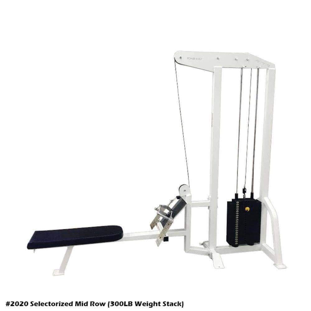 PB 2020 Selectorized Mid Row (300lb Weight Stack)