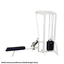 PB 2020 Selectorized Mid Row (300lb Weight Stack)