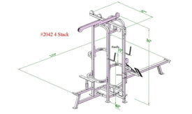 PB 2042 Multi Station With Independent 4 Stacks