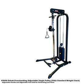 PB 3006 Rehab Single Station Pulley - Free Standing