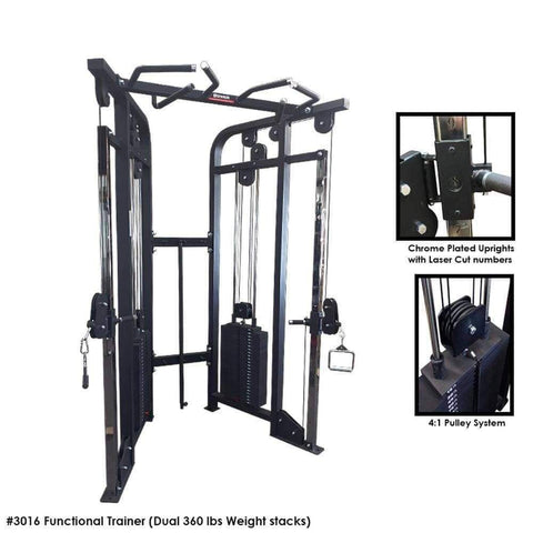 Image of PB 3016 Power Core Elite Functional Trainer (4:1 Pulley Ratio)