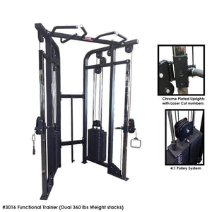 PB 3016 Power Core Elite Functional Trainer (4:1 Pulley Ratio)