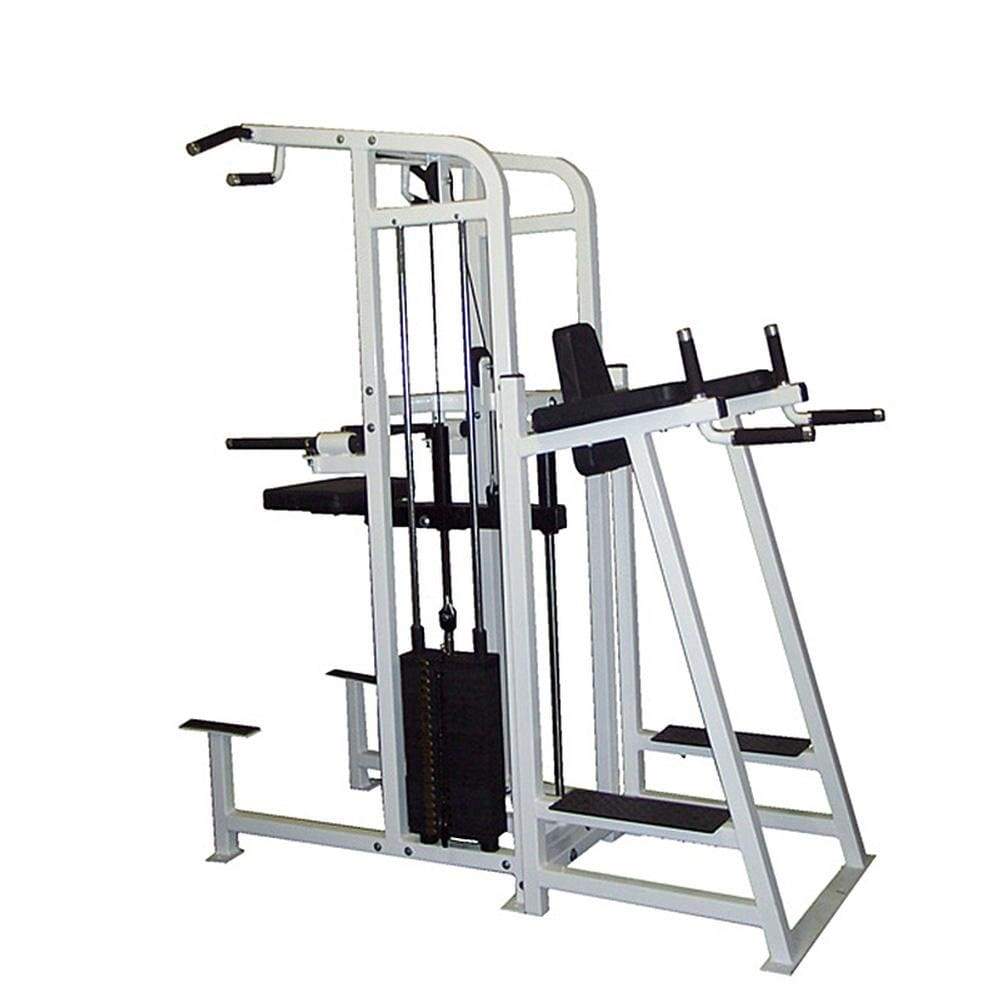 PB 4066 Selectorized Assisted Chin N Dip With Non Assisted-dip And Hip Flexor Combo