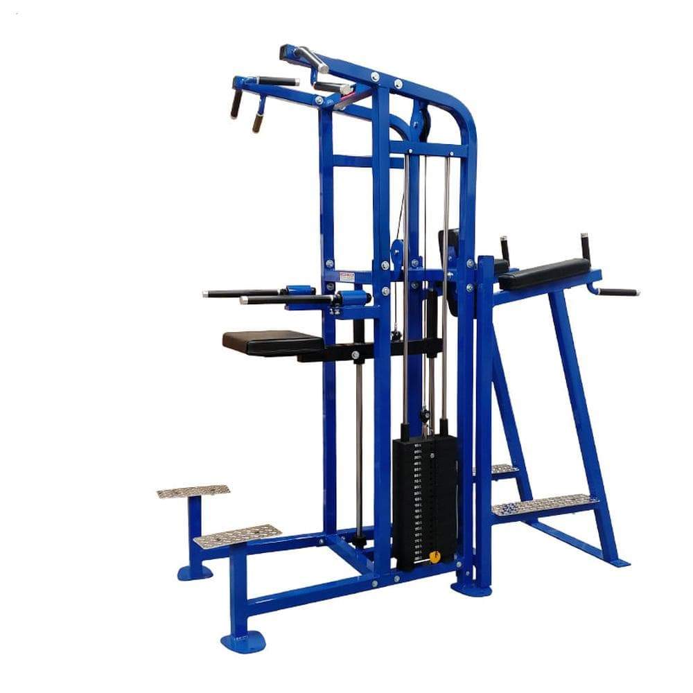 PB 4066 Selectorized Assisted Chin N Dip With Non Assisted-dip And Hip Flexor Combo