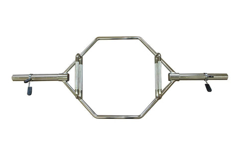 Image of PB 408 Heavy Duty Olympic Hex Trap Bar With 15" Loading Sleeves-4 Handles